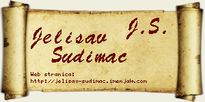 Jelisav Sudimac vizit kartica